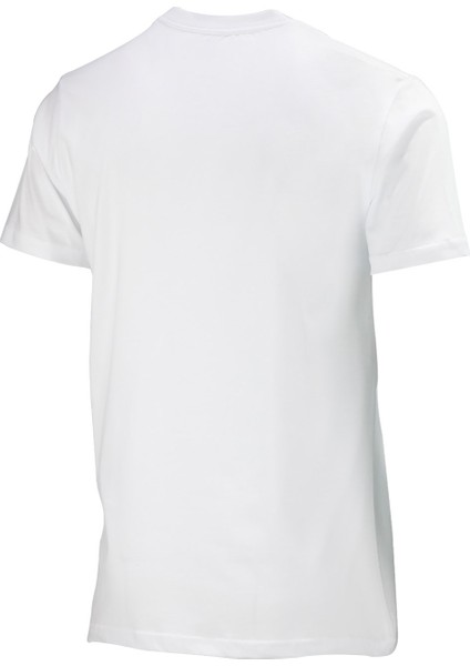 Erkek Bisiklet Yaka Standart Fit Beyaz T-Shirt fırsatları