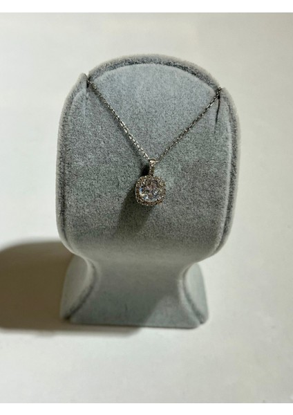 Tek Taş Swarovski Kolye