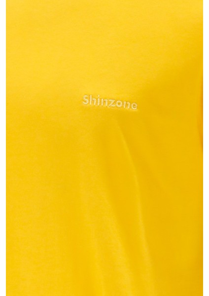 Erkek Bisiklet Yaka Standart Fit Sarı T-Shirt fiyatları