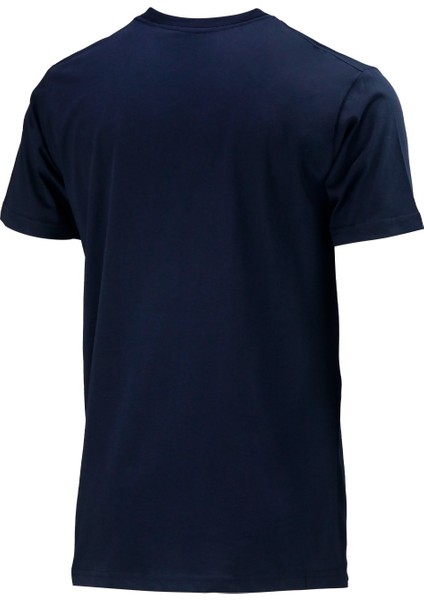 Erkek Bisiklet Yaka Standart Fit Lacivert T-Shirt fırsatları