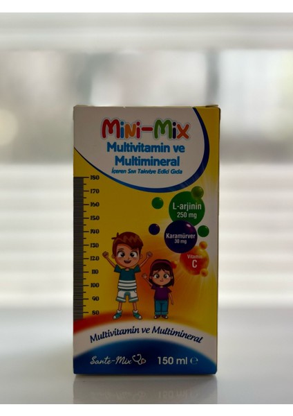 Mini-Mix Multıvıtamın ve Multimineral 150ML Şurup