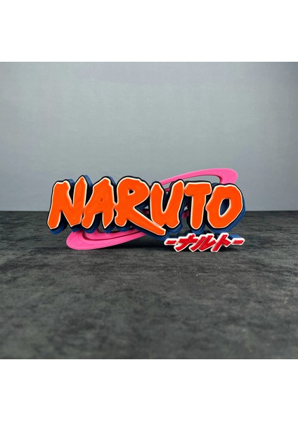 Naruto Logo Figür - Premium Koleksiyon Parçası