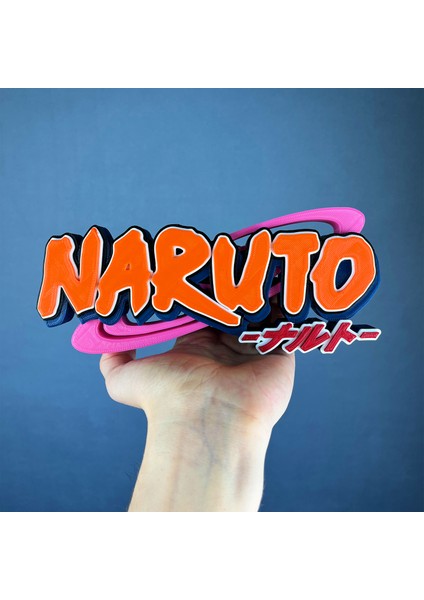 Naruto Logo Figür - Premium Koleksiyon Parçası