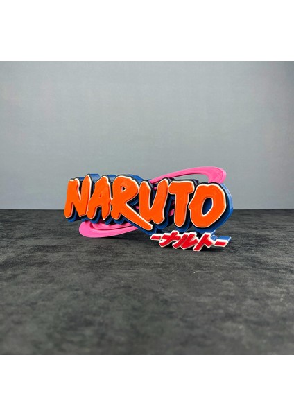 Naruto Logo Figür - Premium Koleksiyon Parçası