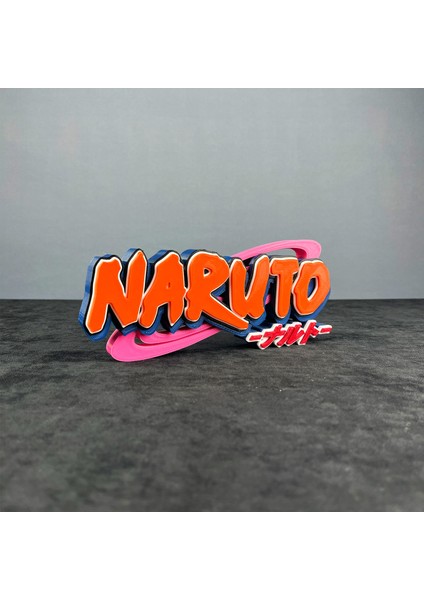 Naruto Logo Figür - Premium Koleksiyon Parçası