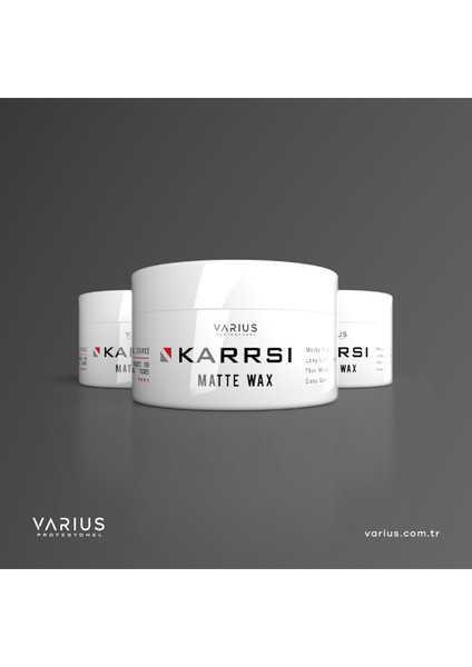 Karssı Saç Şekillendirici Mat Wax 100 ml x 2 Adet