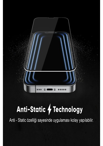 Caseart Samsung Galaxy S23 ile Uyumlu Tam Kaplayan Anti Statik Çizilmez Safir Ekran Koruyucu Cam