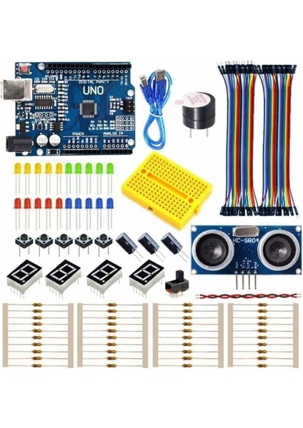 Arduino Uno Başlangıç Seti 100 Parça