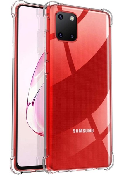 Samsung Galaxy S10 Lite Kılıf Antishock Ultra Koruma Sert Kapak Renksiz