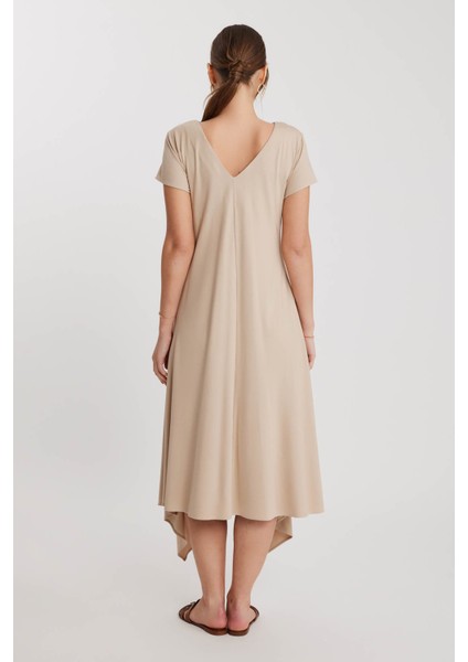 Çift V Yaka Modal Kumaş Şalvar Elbise indirimleri