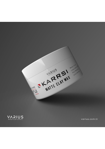 Karrsı Saç Şekillendirici Matte Clay Wax 100 ml x 2 Adet