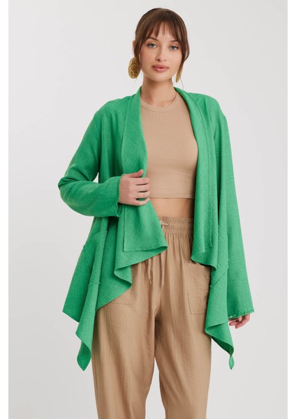 Şal Yaka Cepli Ceket