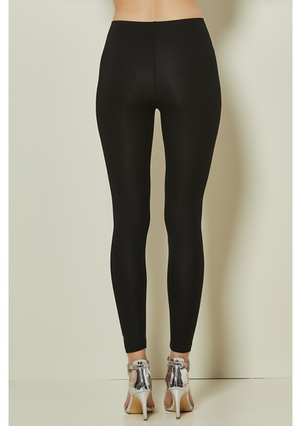 Baskılı Siyah Modal Tayt fırsatları