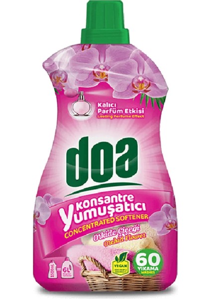 Vegan Konsantre Yumuşatıcı Orkide 1500ml X3