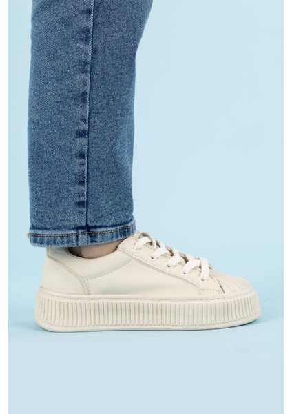 Belfas Kadın Bej Spor Ayakkabı indirimleri