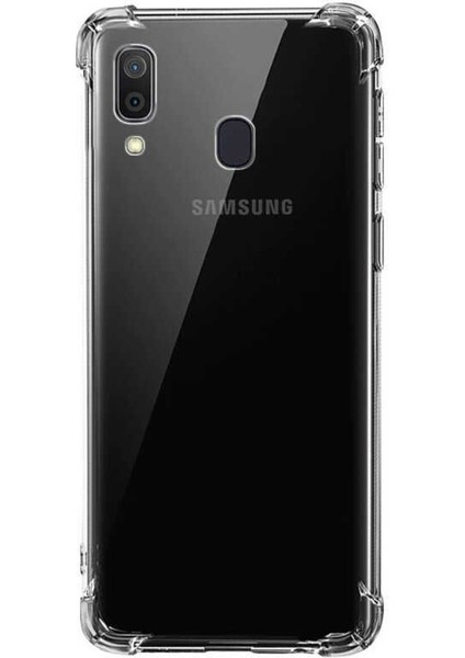 Samsung Galaxy A01 Kılıf Antishock Ultra Koruma Sert Kapak Şeffaf