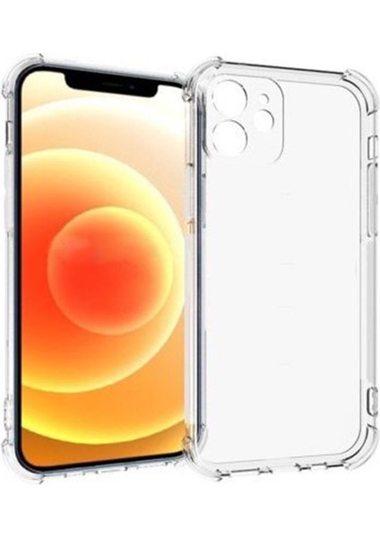 Apple iPhone 12 Kılıf Antishock Kamera Korumalı Silikon