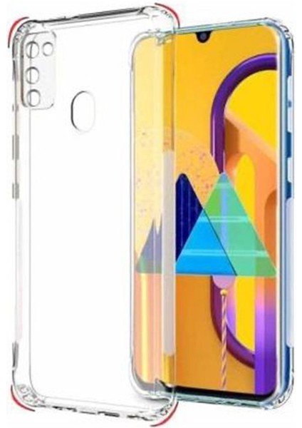 Samsung Galaxy M21 Kılıf Antishock Kamera Korumalı Silikon