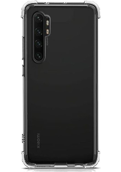 Xiaomi Mi Note 10 Lite Kılıf Antishock Ultra Koruma Sert Kapak Şeffaf