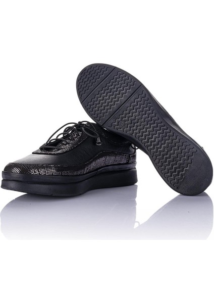 Sanna Kadın Deri Siyah Casual Ayakkabı modelleri