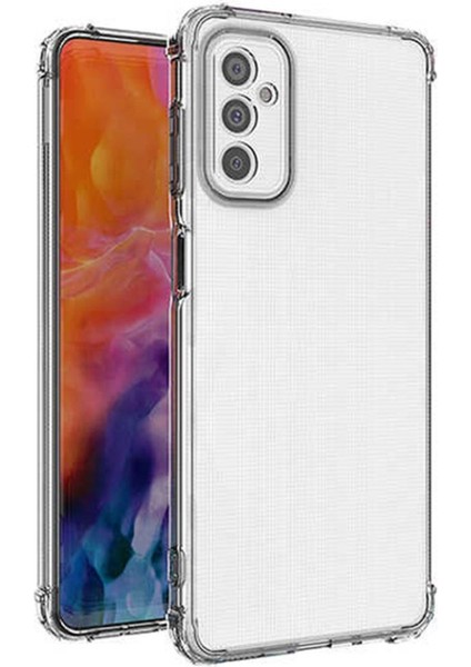 Samsung Galaxy M23 Kılıf Antishock Kamera Korumalı Silikon Renksiz