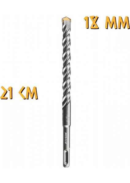 Kupa Tyson Sds Plus Delici Hilti-Matkap Ucu - 18 Mm. - 21 cm