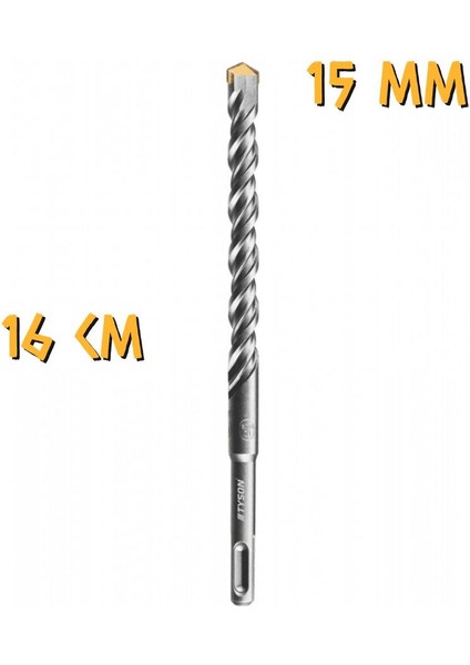 Kupa Tyson Sds Plus Delici Hilti-Matkap Ucu - 15 Mm. - 16 cm