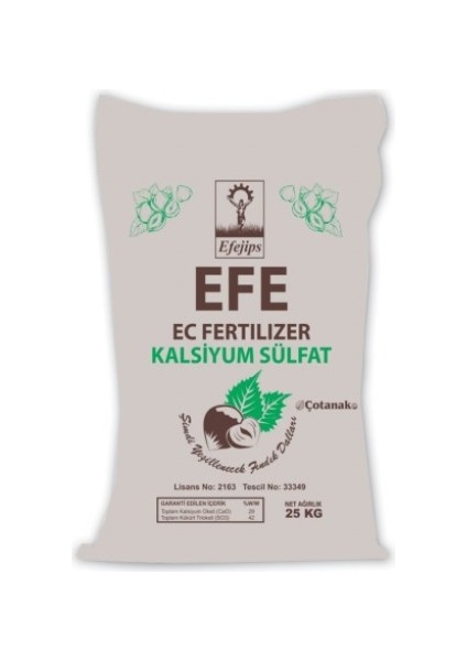 Efe Kalsiyum Sülfat 25 kg