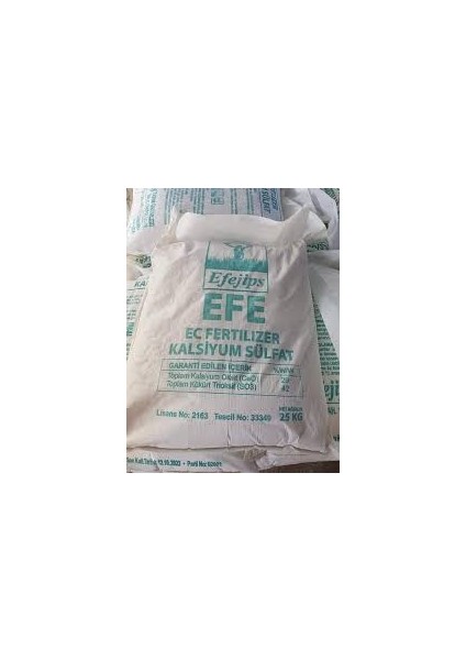 Efe Kalsiyum Sülfat 25 kg fiyatları