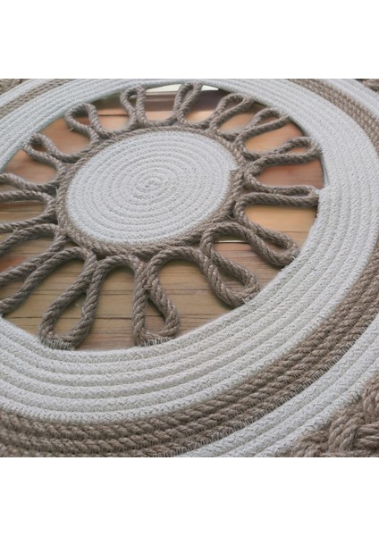 Dekoratif Hasır Örtü Dekorasyon Düzenleyici Organizer Runner Banyo Salon Mutfak MODA-50X50CM fiyatları