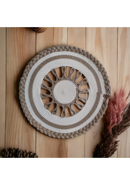 Dekoratif Hasır Örtü Dekorasyon Düzenleyici Organizer Runner Banyo Salon Mutfak MODA-50X50CM modelleri