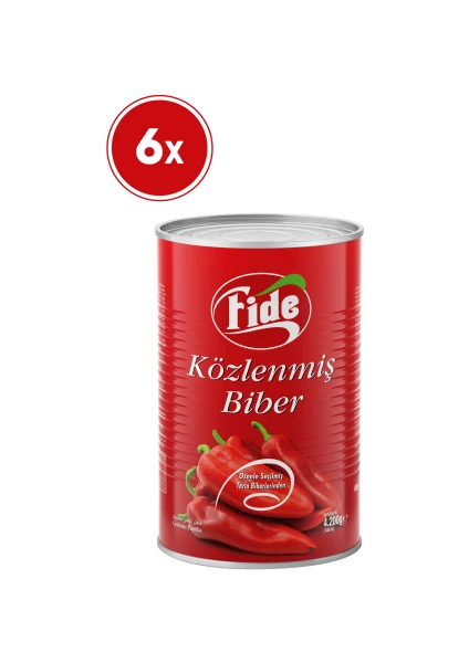 Közlenmiş Biber 6 X 4200 Gr