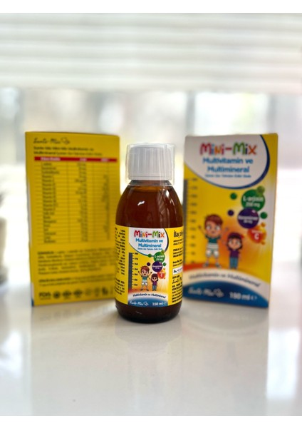 Mını-Mıx Multivitamin Multimineral 150ML Şurup 2'li Set