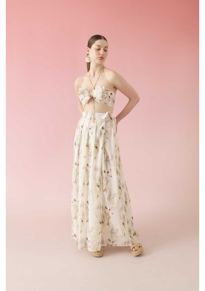 Kruvaze Bağlamalı Kelebek Etek Standart Renk Y2415042_089