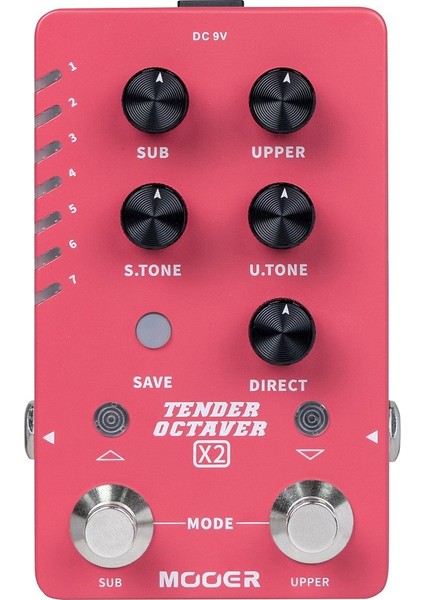 M730 Tender Octaver X2 Gitar Pedalı