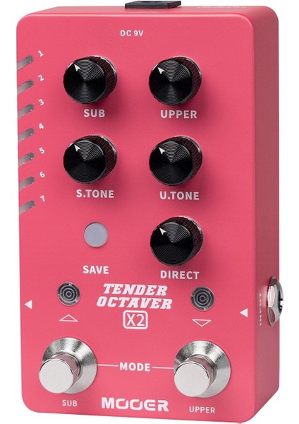 M730 Tender Octaver X2 Gitar Pedalı