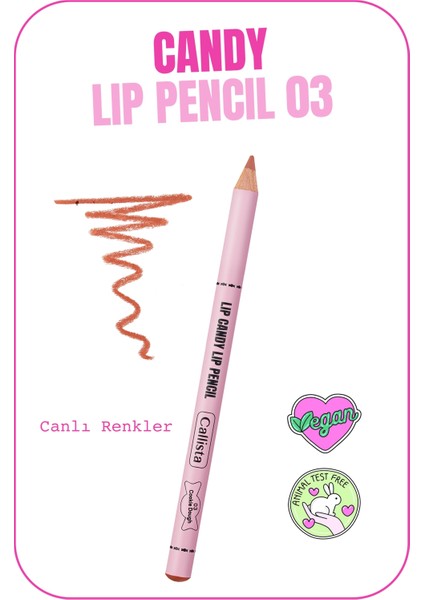 Lip Candy Dudak Kalemi 03 Cookie Dough - Nude