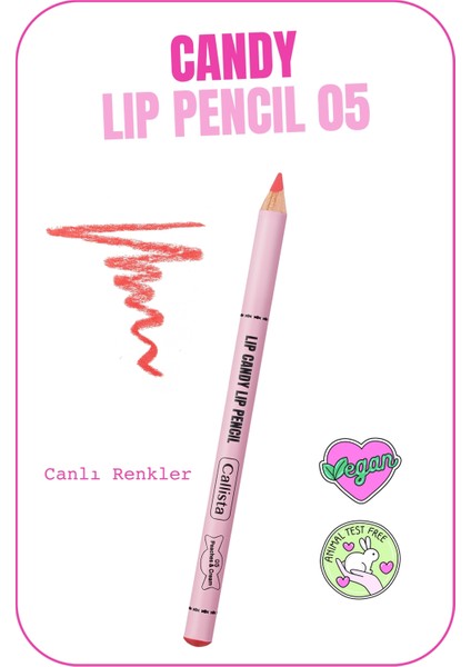 Lip Candy Dudak Kalemi 05 Peaches & Cream - Turuncu