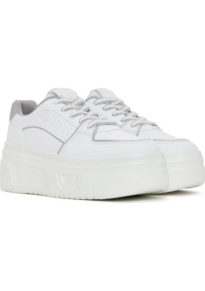 Kadın Beyaz Kalın Tabanlı Sneaker modelleri