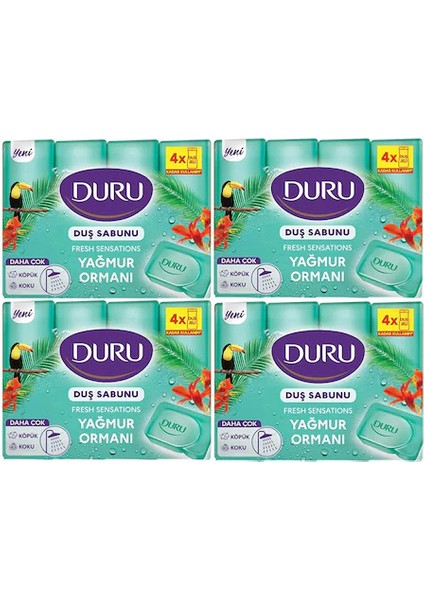 Duş Sabunu Yağmur Ormanları 4'lü 600 gr