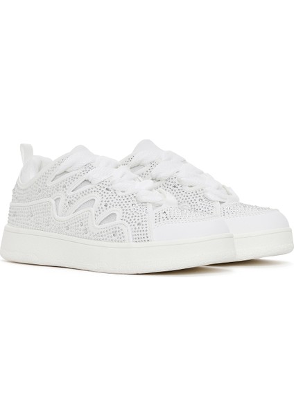 Kadın Beyaz Taşlı Sneaker modelleri