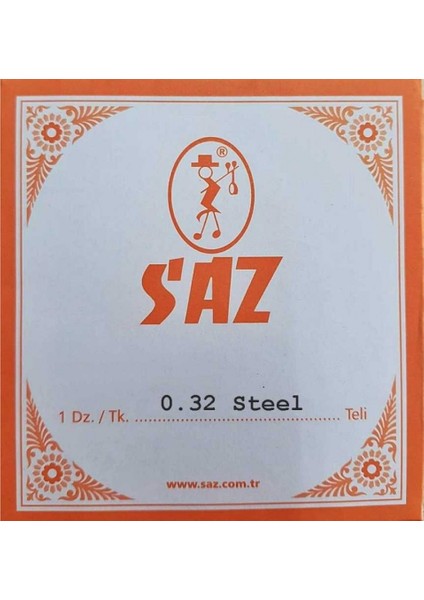 STC32 Saz Teli Düzine 0.32 mm