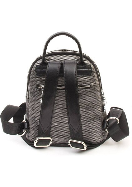 Silver Polo Kadın Sırt Çantası M.gümüş - Siyah NV983 indirimleri