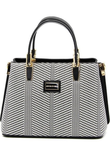 Kadın El Çantası Siyah Beyaz - Siyah NV987 modelleri