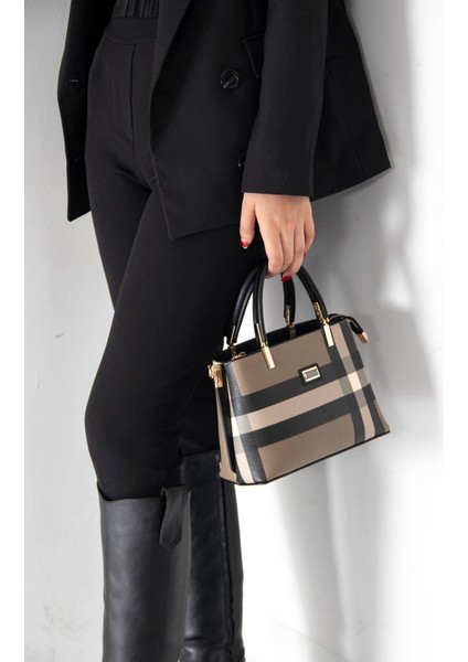 Silver Polo Kadın El Çantası Kahve - Siyah NV987 fiyatları