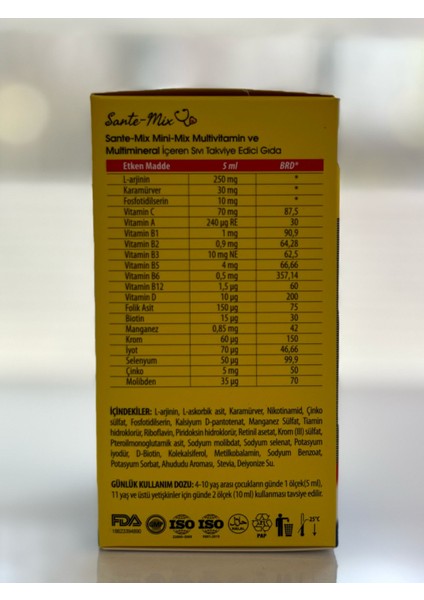 Multi-Mix Multivitamin ve Multimineral 30 Tablet 3'lü Set
