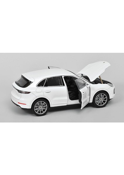 1/24 Porcshe Cayenne Turbo Beyaz Model Araba