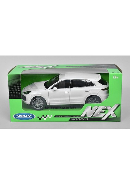 1/24 Porcshe Cayenne Turbo Beyaz Model Araba