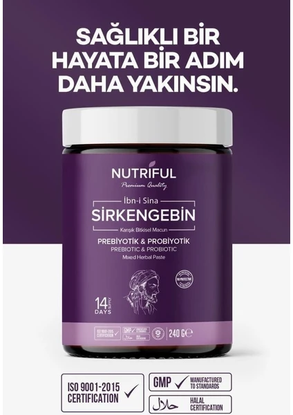 Nutrifulı?bn-I Sina Sirkengebin Prebiyotik Form Macunu