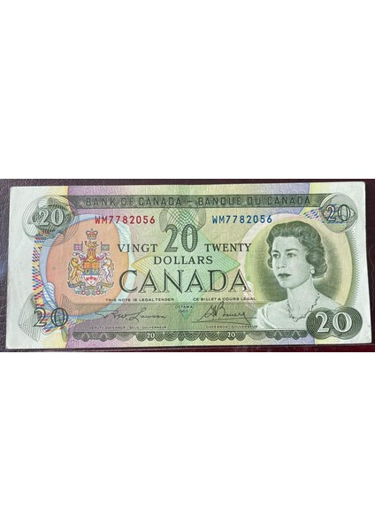 Canada Kanada 20 Dollars 1969 Pick # 89 - Ef/vf *ççt Banknot